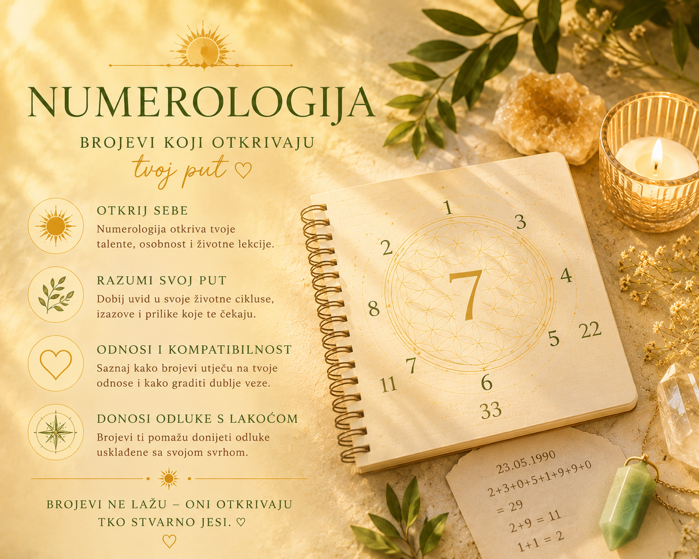 Tarot Galaxy numerologija