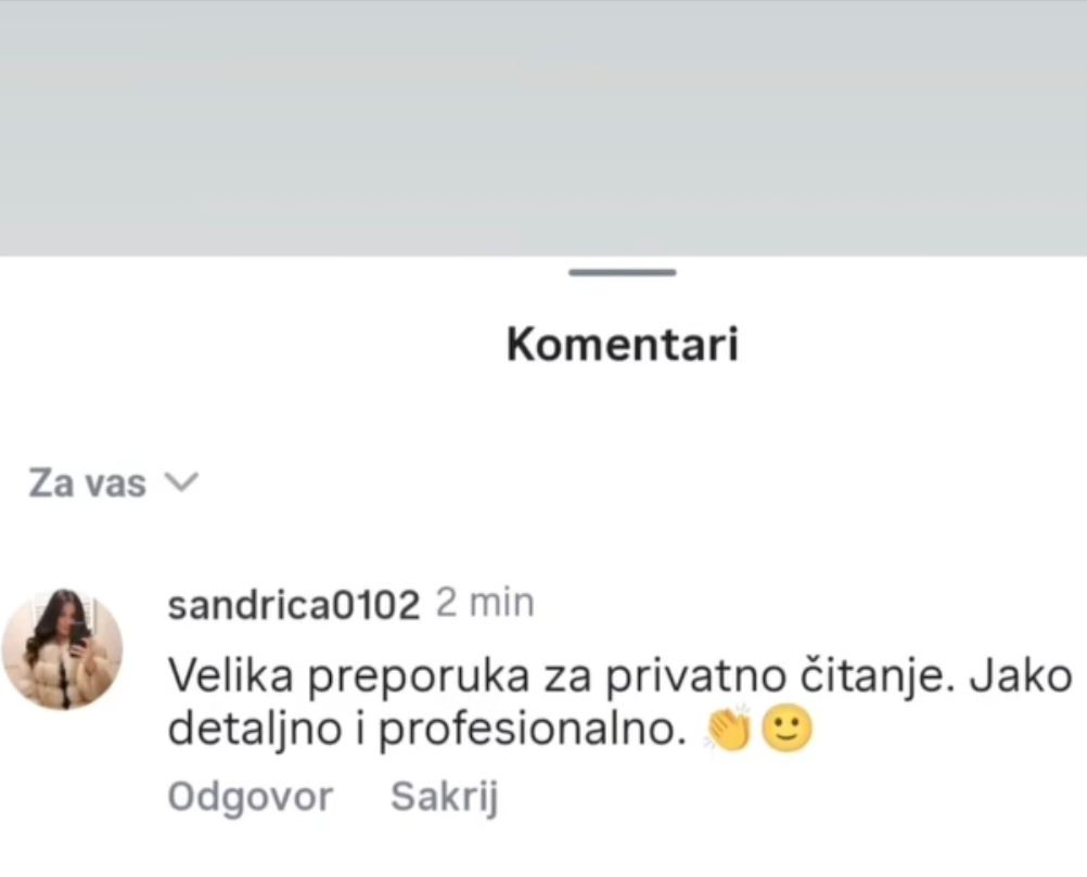 Tarot čitanje iskustva zadovoljnih klijenata